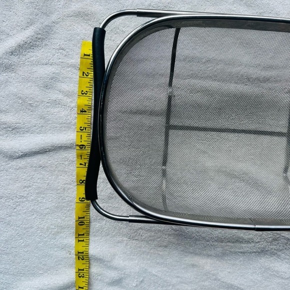 New Unused Stainless Steel Over the Sink Colander Strainer Basket - Picture 6 of 7